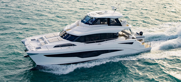 Aquila 70 Luxury Power Catamaran On The Water