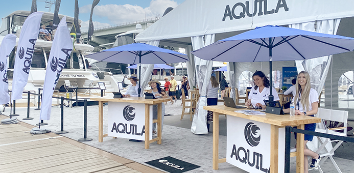 aquila at the Fort Lauderdale international boat show