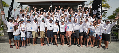 Group of Aquila owners at the rendezvous in key west