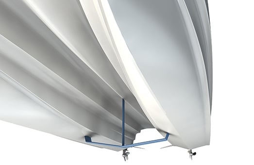 Eine Hydro-Glide-Folie auf der Aquila 36