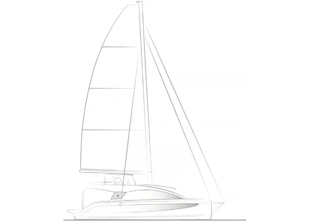Aquila 45 – Segelmodell-Illustration