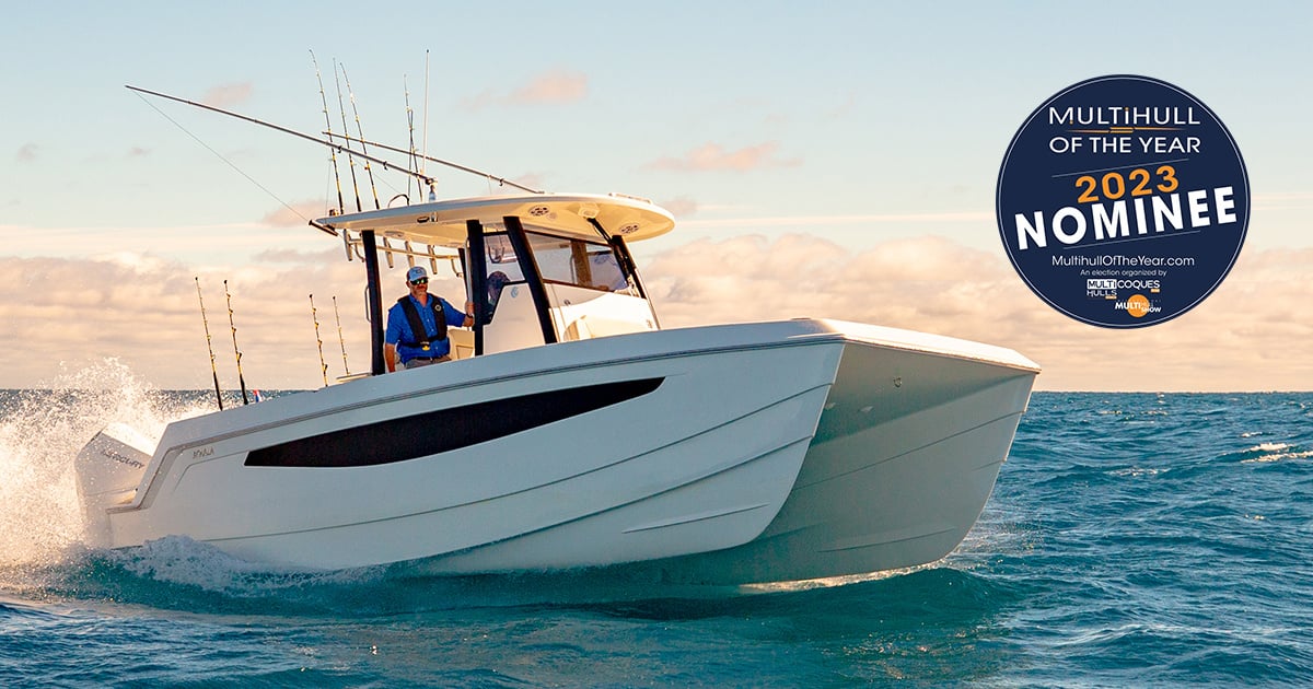 Aquila 28 Molokai für die Auszeichnung „Multihull des Jahres“ nominiert