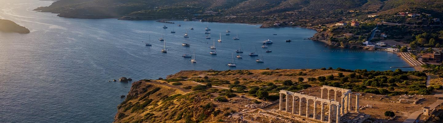 Vue sur la mer Égée