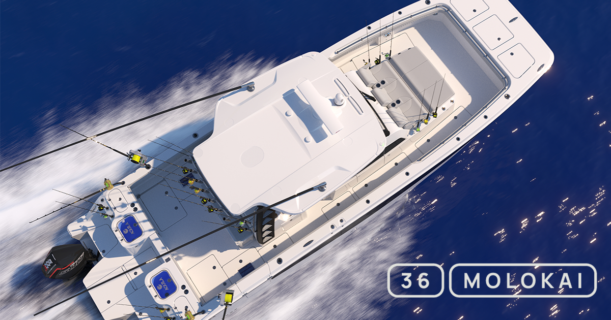 All-new Aquila 36 Molokai power catamaran