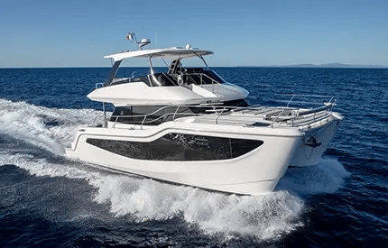 Aquila 46 Yacht running shot showing performance and stability