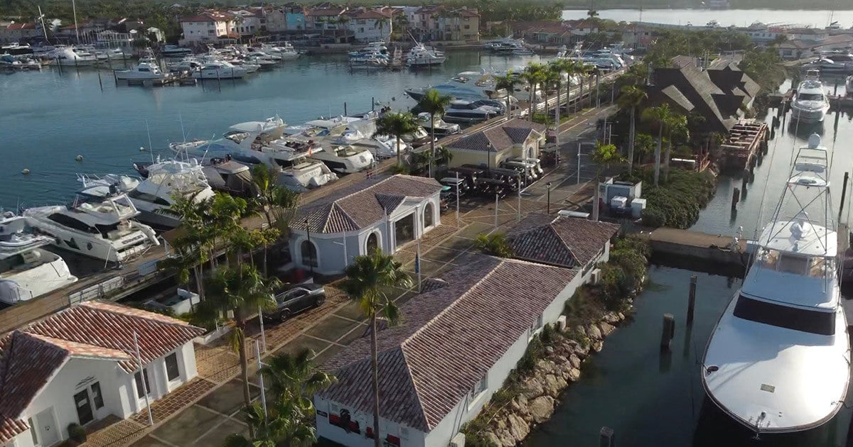 Aerial view of Auto Marina