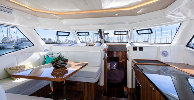 View of interior of Aquila 44