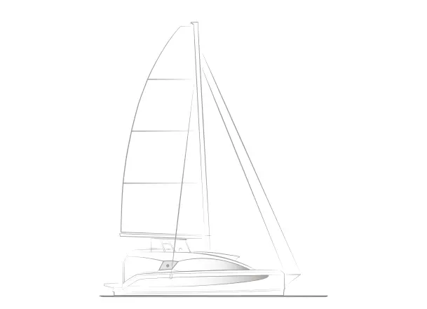 Aquila 44 sail model art